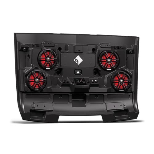 Rockford Fosgate RNGR18-ROOF4M2 All-in-One Ranger Roof Audio System – Front & Rear Audio Roof for Select 2018+ Polaris Ranger Crew 4-Door Models Rockford Fosgate RNGR18-ROOF4M2 All-in-One Ranger Roof Audio System – Front & Rear Audio Roof for Select 2018+ Polaris Ranger Crew 4-Door Models